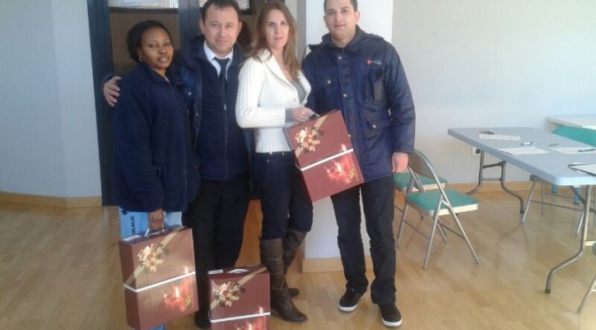 Salome Amankhin, Jorge Luis Díaz, Christian y Sandu Pirván